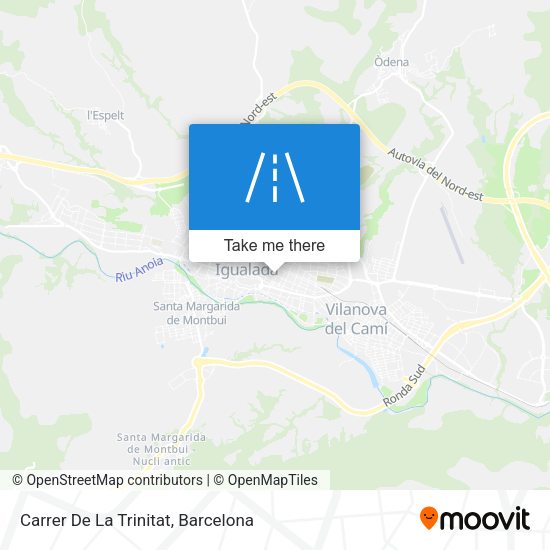 Carrer De La Trinitat map