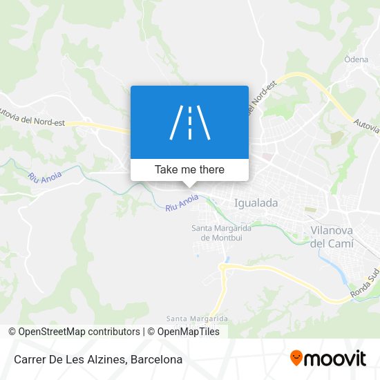 Carrer De Les Alzines map