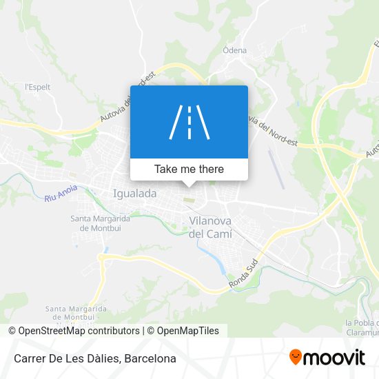 Carrer De Les Dàlies map