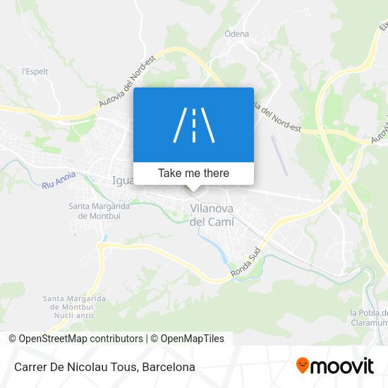 Carrer De Nicolau Tous map