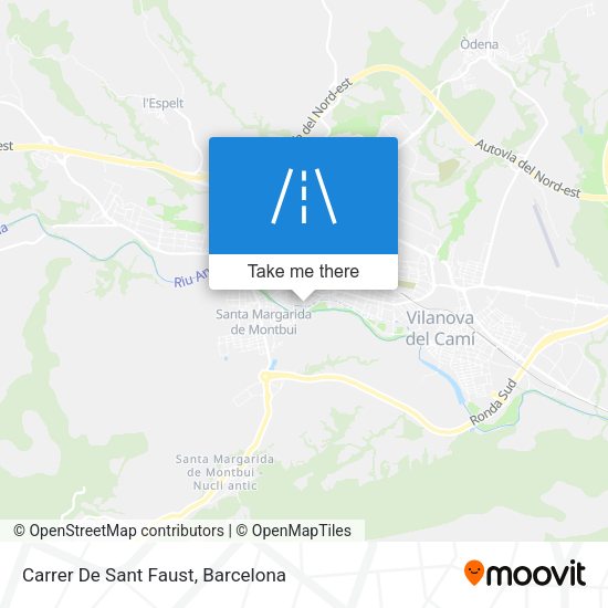 Carrer De Sant Faust map