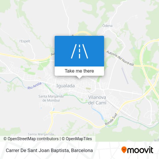 Carrer De Sant Joan Baptista map
