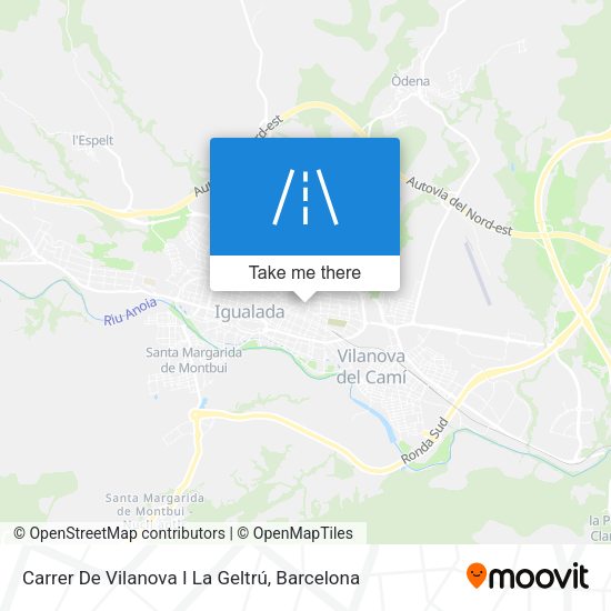 Carrer De Vilanova I La Geltrú map
