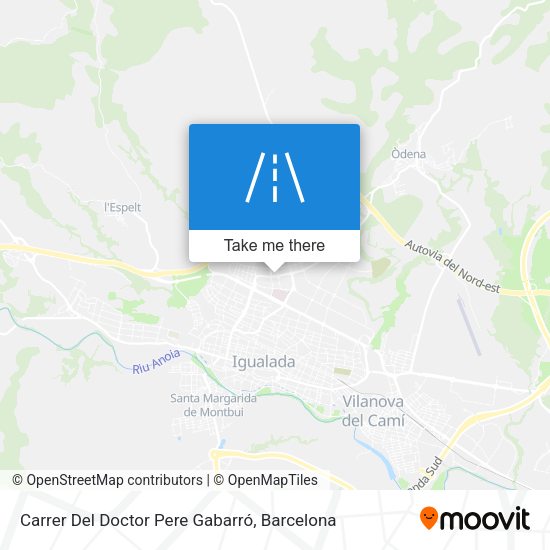Carrer Del Doctor Pere Gabarró map