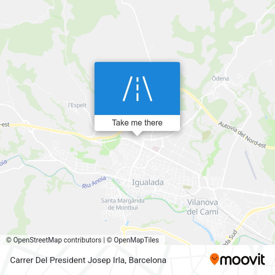 Carrer Del President Josep Irla map