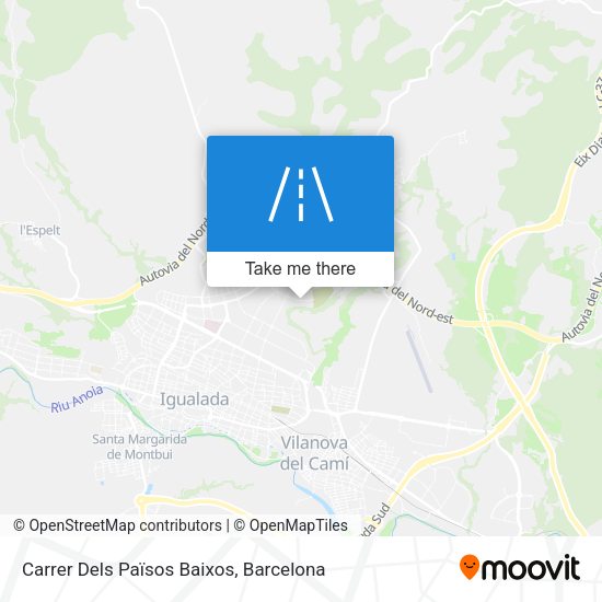 Carrer Dels Països Baixos map