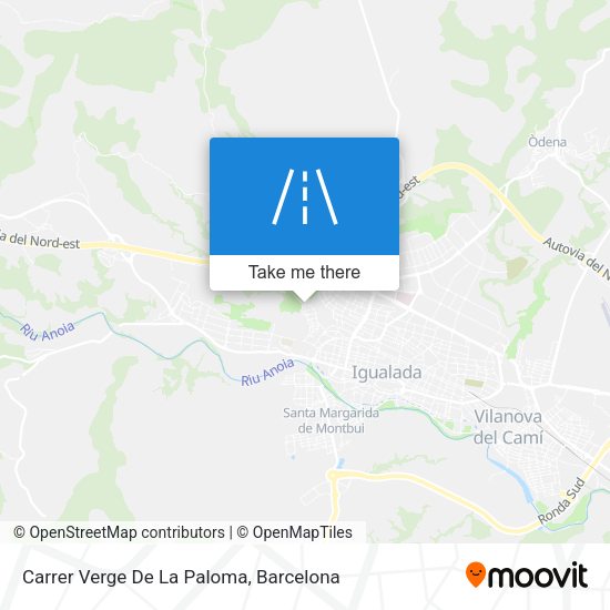 Carrer Verge De La Paloma map