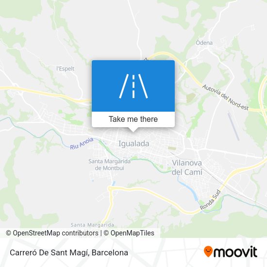 Carreró De Sant Magí map