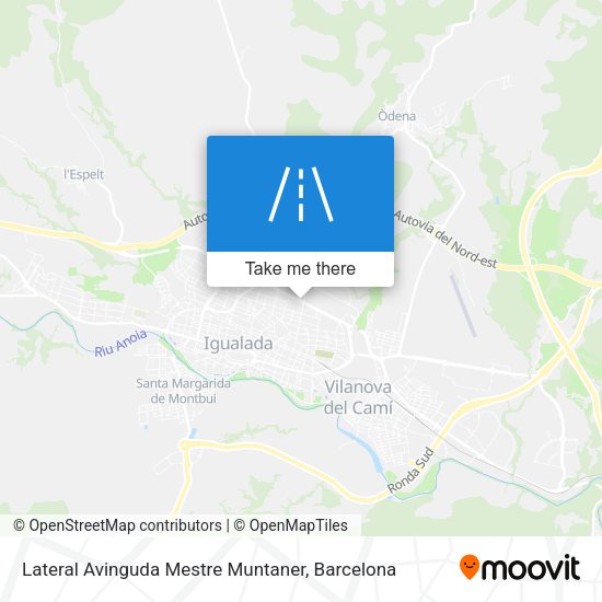 Lateral Avinguda Mestre Muntaner map