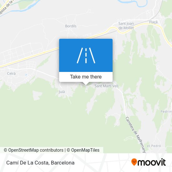 Camí De La Costa map