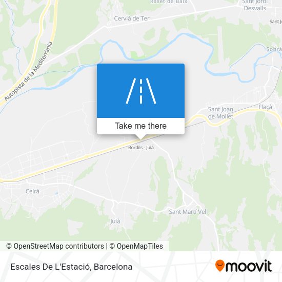 Escales De L'Estació map