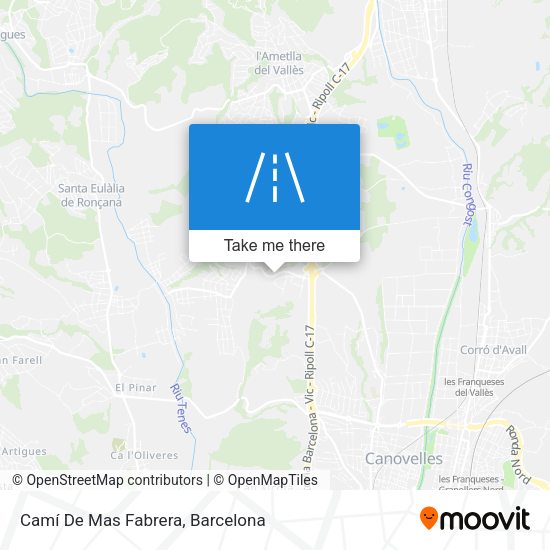 Camí De Mas Fabrera map