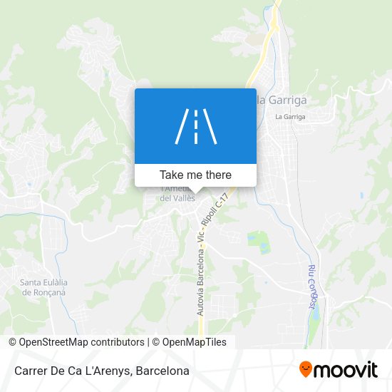 Carrer De Ca L'Arenys map