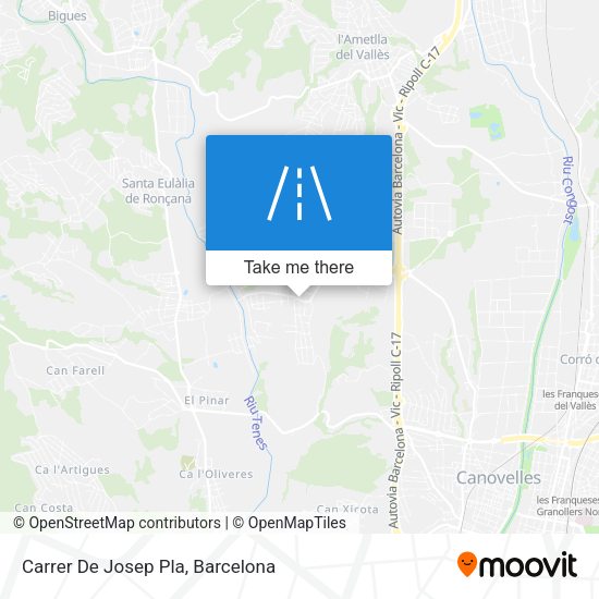 Carrer De Josep Pla map