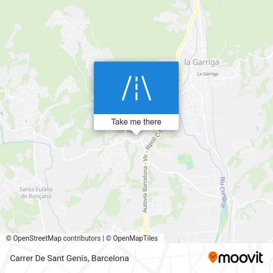 Carrer De Sant Genís map