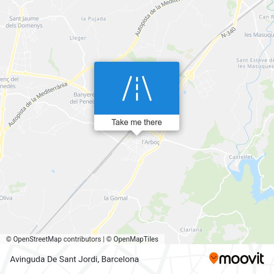 Avinguda De Sant Jordi map