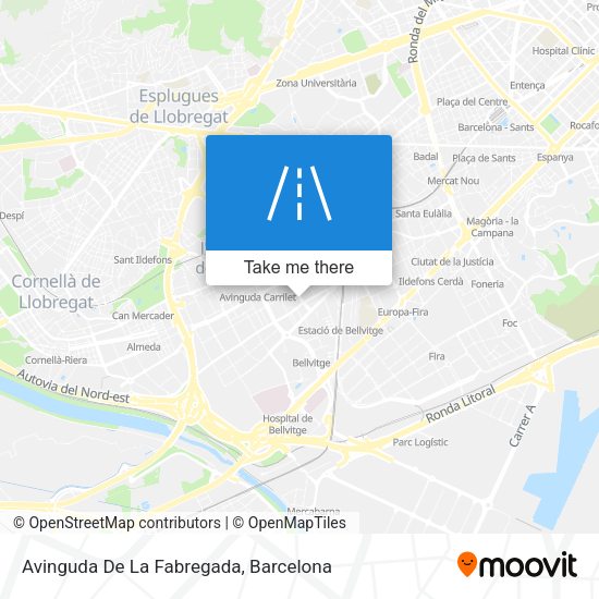 Avinguda De La Fabregada map