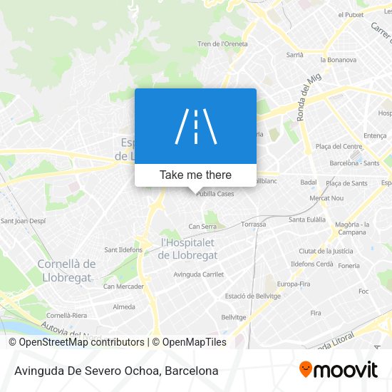 Avinguda De Severo Ochoa map
