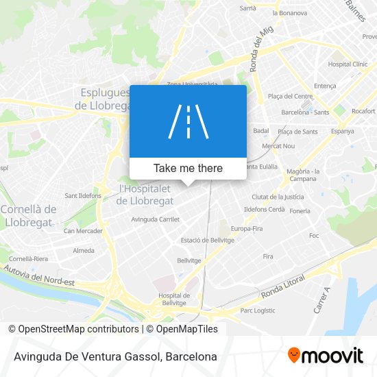 Avinguda De Ventura Gassol map