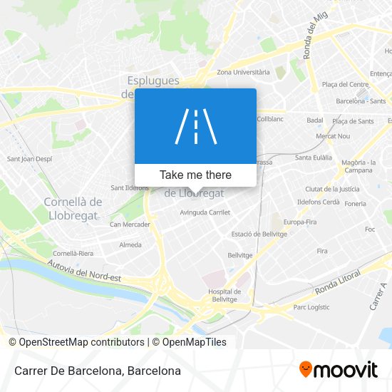 Carrer De Barcelona map