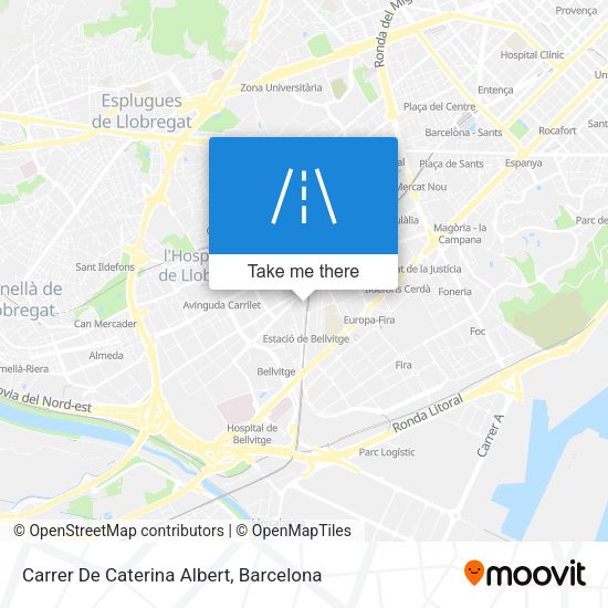 Carrer De Caterina Albert map