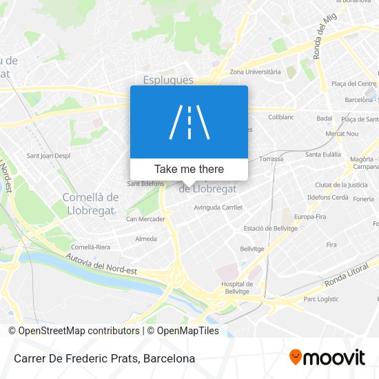 Carrer De Frederic Prats map