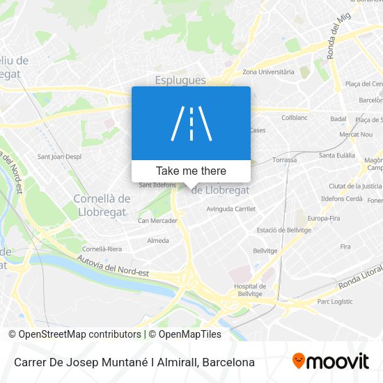 Carrer De Josep Muntané I Almirall map