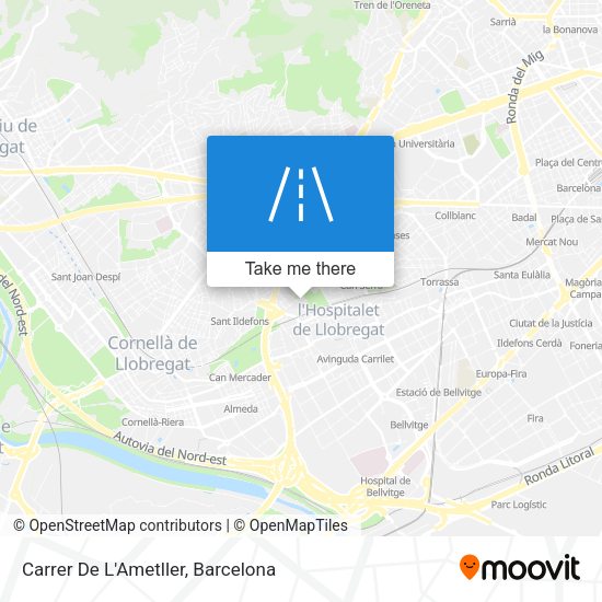 Carrer De L'Ametller map