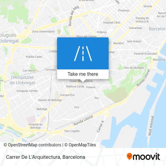 Carrer De L'Arquitectura map
