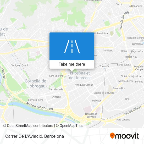 Carrer De L'Aviació map