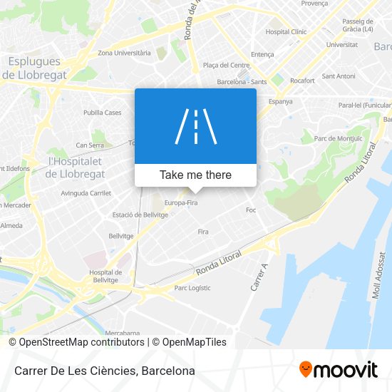 Carrer De Les Ciències map