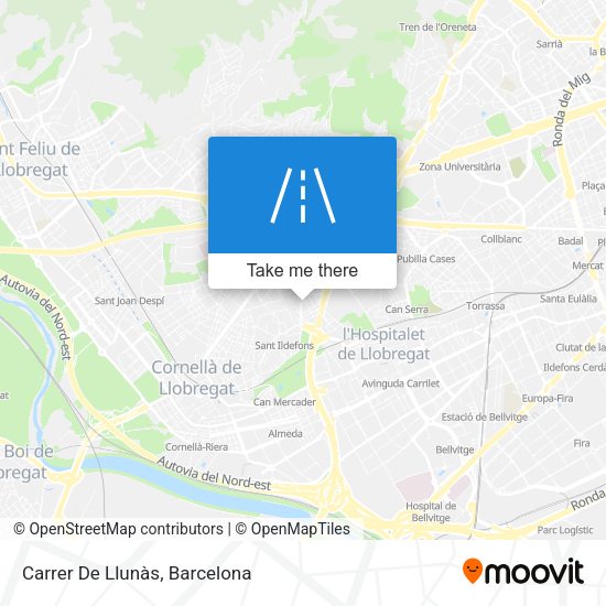 Carrer De Llunàs map