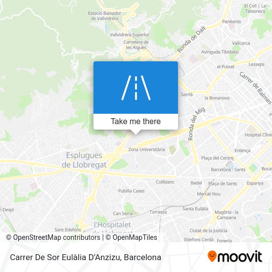 Carrer De Sor Eulàlia D'Anzizu map