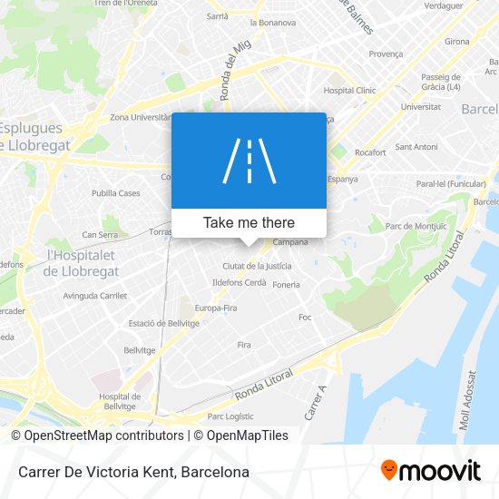 Carrer De Victoria Kent map