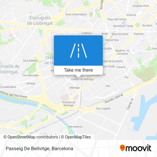 Passeig De Bellvitge map