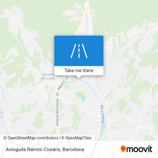 Avinguda Ramón Ciurans map