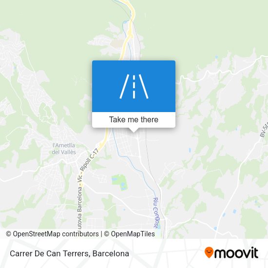 Carrer De Can Terrers map
