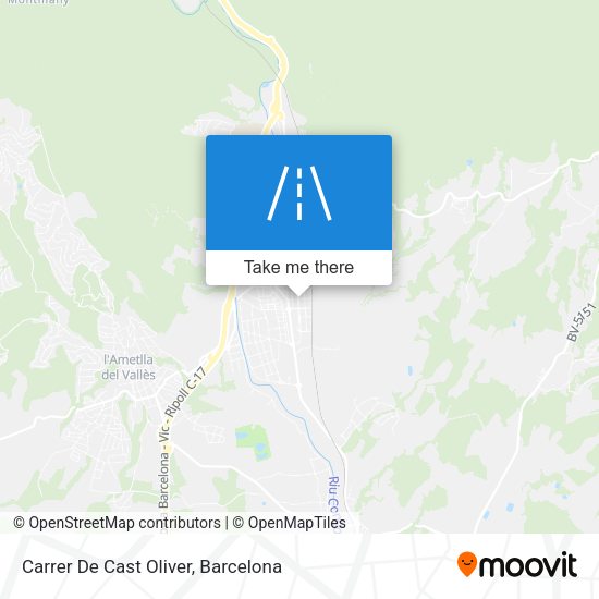Carrer De Cast Oliver map