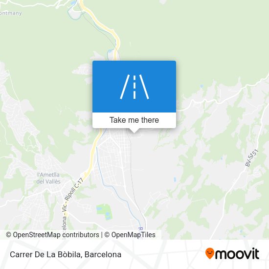 Carrer De La Bòbila map