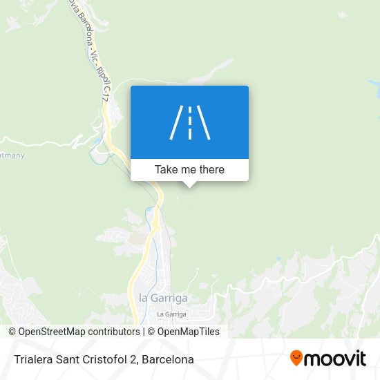 Trialera Sant Cristofol 2 map