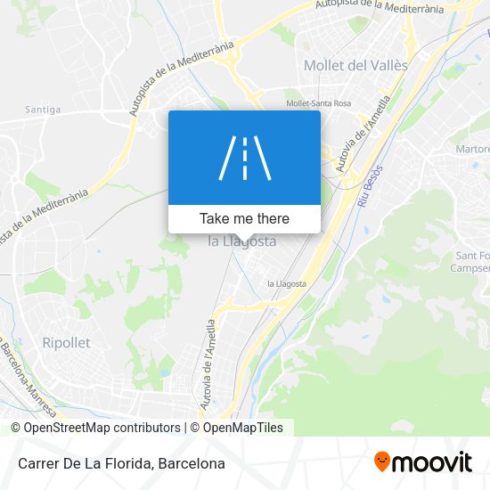 Carrer De La Florida map