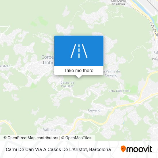 Cami De Can Via A Cases De L'Aristot map