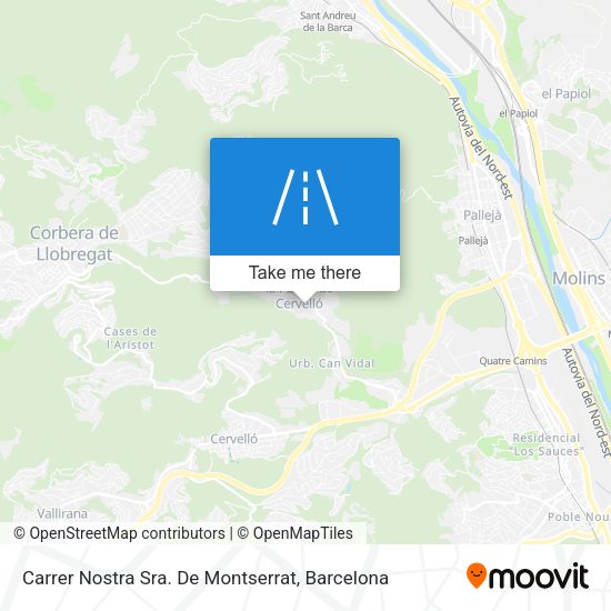 Carrer Nostra Sra. De Montserrat map