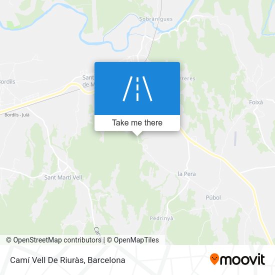 Camí Vell De Riuràs map