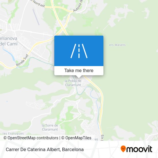Carrer De Caterina Albert map