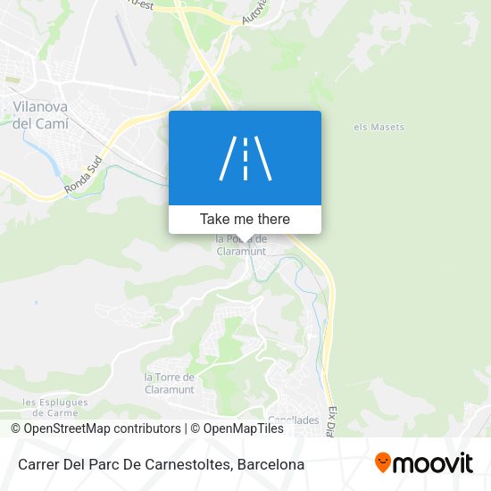 Carrer Del Parc De Carnestoltes map