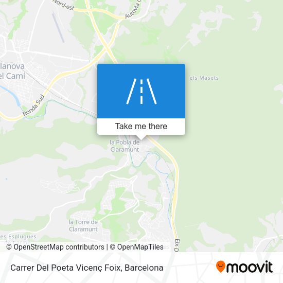 Carrer Del Poeta Vicenç Foix map