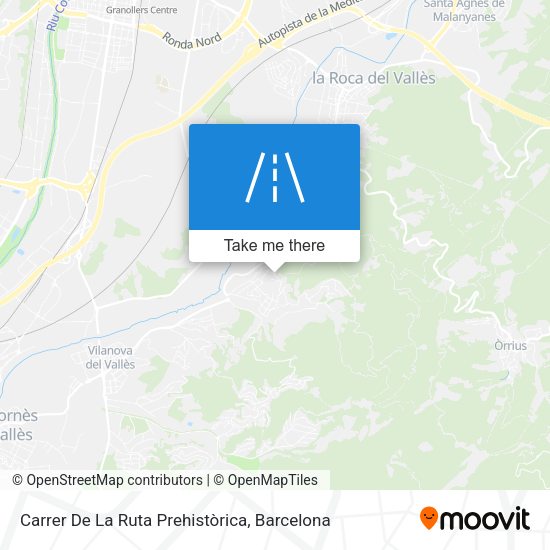 Carrer De La Ruta Prehistòrica map