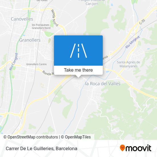 Carrer De Le Guilleries map
