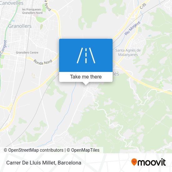 Carrer De Lluís Millet map